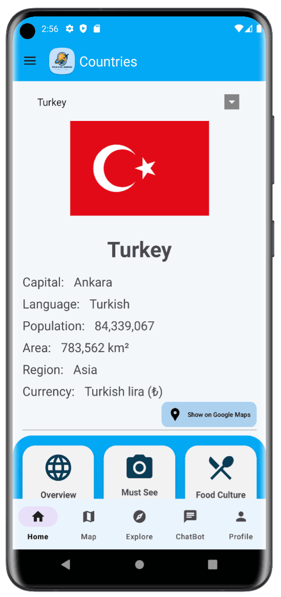 Yapay Zeka Destekli Seyahat Rehberi Mobil Uygulaması Görüntü 10